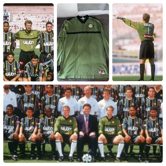 Nike | Shirts | Nike La Galaxy 997 Mls Gk Soccer Ls Jersey Medium